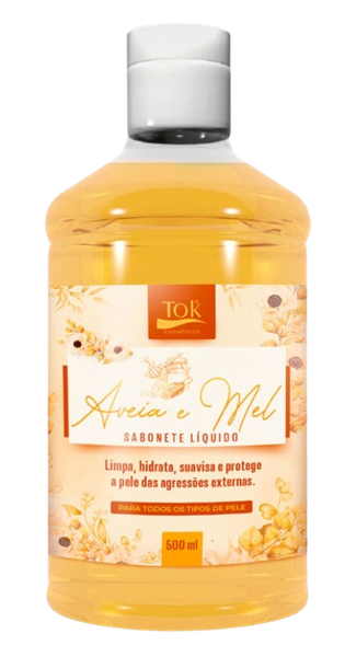 SABONTE LIQUIDO TOK AVEIA E MEL 500ML