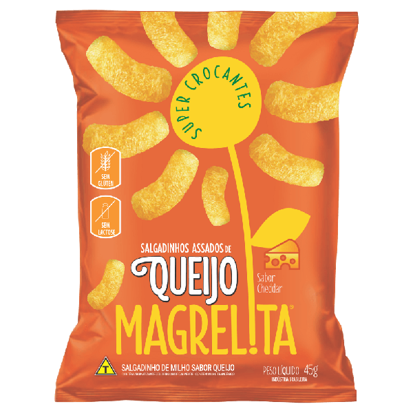 SALGADINHO MAGRELITA QUEIJO 45G
