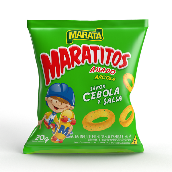 SALGADINHO MARATITOS CEBOLA E SALSA 20G