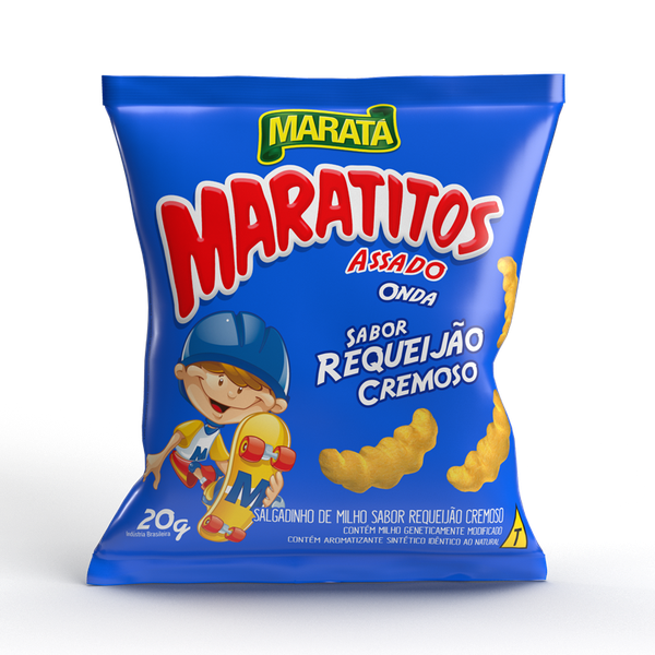 SALGADINHO MARATITOS REQUEIJAO 20G