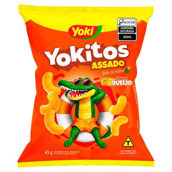 SALGADINHO YOKITOS QUEIJO LUA 45G