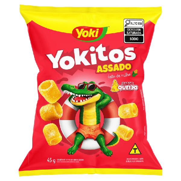 SALGADINHO YOKITOS QUEIJO TUBINHO 45G