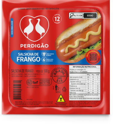 SALSICHA DE FRANGO PERDIGAO 500G
