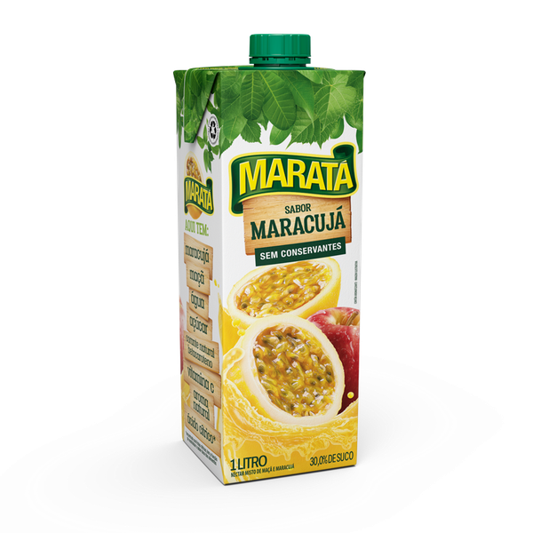 SUCO MARATA NECTAR MACACUJA 1L