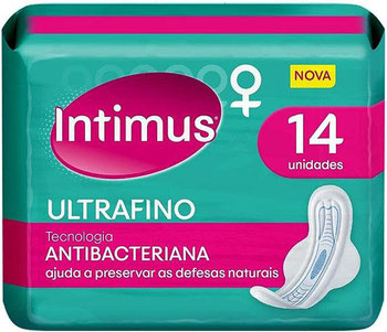 ABSORVENTE INTIMUS ANTIBACTERIANA ULTRAFINO C/14