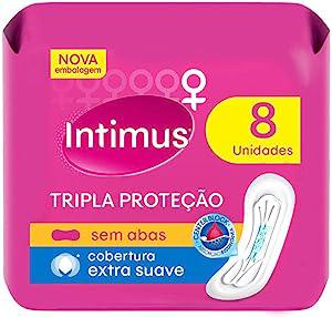 ABSORVENTE INTIMUS S/ABAS COBERTURA EXTRA SUAVE C/8