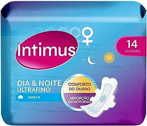 ABSORVENTE INTIMUS NOITE/DIA C/ABAS COBERTURA SUAVE C/14