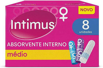 ABSORVENTE INTERNO INTIMUS MEDIO C/8