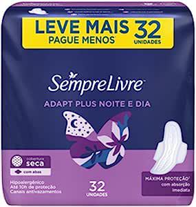 ABSORVENTE SEMPRE LIVRE NOITE/DIA C/ABAS COBERTURA SECA LEVE MAIS PAGUE MENOS C/32
