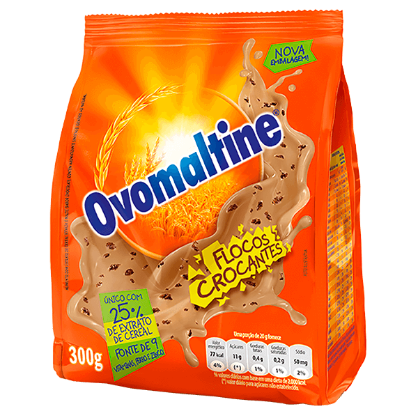 ACHOCOLATADO PO OVOMALTINE FLOCOS CROCANTE 300G