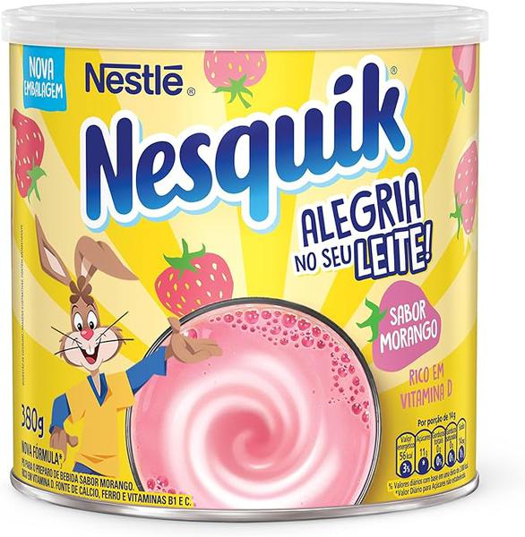 ACHOCOLATO NESTLE NESQUIK MORANGO 380G