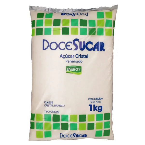 ACUCAR CRISTAL DOCE SUCAR 1KG
