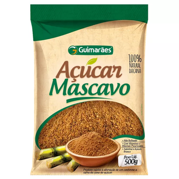 ACUCAR MASCAVO GUIMARAES 500G
