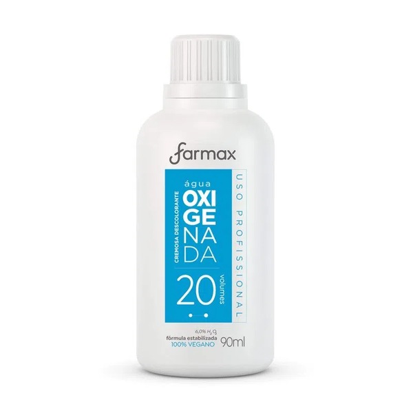 AGUA OXIGENADA FARMAX CREMOSA DESCOLORANTE 20 VOLUMES 90ML