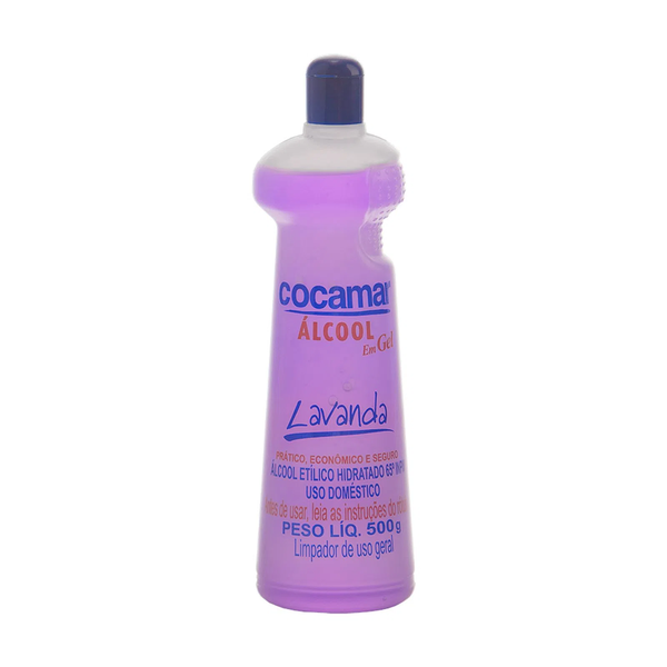ALCOOL COCAMAR GEL LAVANDA 500G
