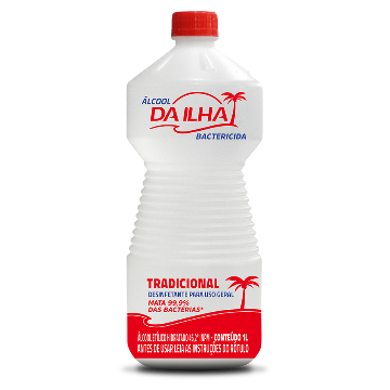 ALCOOL DA ILHA 46,2% INPM 1LT
