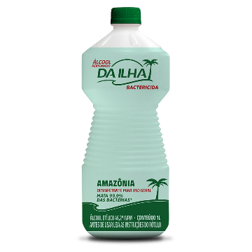 ALCOOL DA ILHA PERFUMADO AMAZONIA 1LT