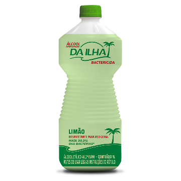 ALCOOL DA ILHA PERFUMADO LIMAO 1LT