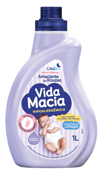 AMACIANTE CASA KM VIDA MACIA BEBE GLICERINA & AMENDOAS 1LT