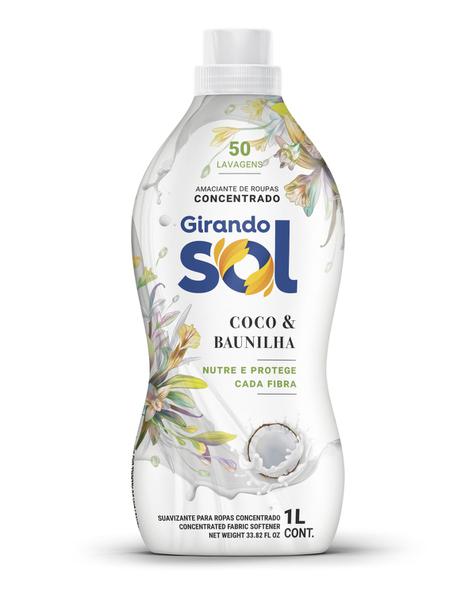 AMACIANTE GIRANDO SOL CONCENTRADO COCO & BAUNILHA 1LT