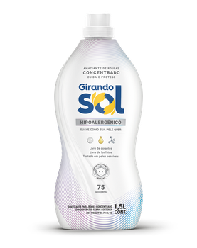 AMACIANTE GIRANDO SOL CONCENTRADO HIPOALERGENICO 1,5LT