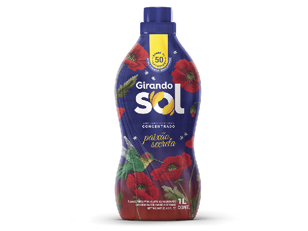 AMACIANTE GIRANDO SOL CONCENTRADO PAIXAO SECRETA 1LT