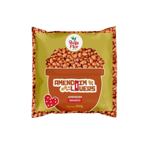 AMENDOIM BEIJA FLOR BRANCO LOVERS 250G