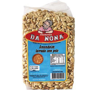 AMENDOIM DA NONA TORRADO S/PELE 1KG
