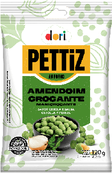 AMENDOIM DORI PETTIZ CROCANTE CEBOLA/SALSA 120G