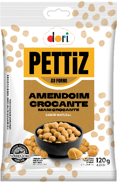 AMENDOIM DORI PETTIZ CROCANTE NATURAL 120G