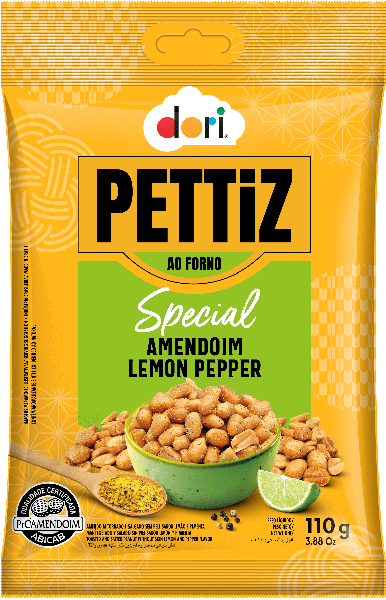 AMENDOIM DORI PETTIZ TSSP LEMON PEPPER 110G