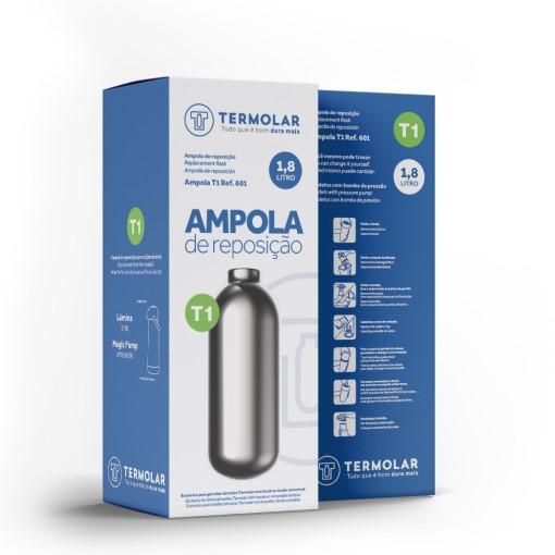 AMPOLA TERMOLAR P/GARRAFA TERMICA 1,8LT REF.601