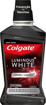 ANTI-SEPTICO COLGATE LUMINOUS WHITE CARVAO 500ML