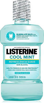 ANTI-SEPTICO LISTERINE S/ALCOOL COOL MINT SUAVE 250ML