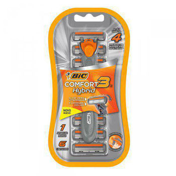 APARELHO DEPILADOR BIC COMFORT 3 HYBRYD C/5
