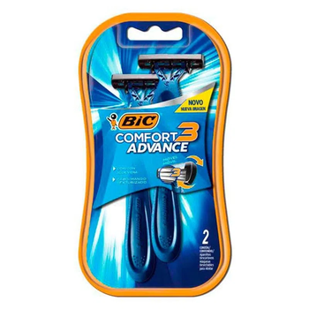 APARELHO DEPILADOR BIC COMFORT 3 NORMAL C/2