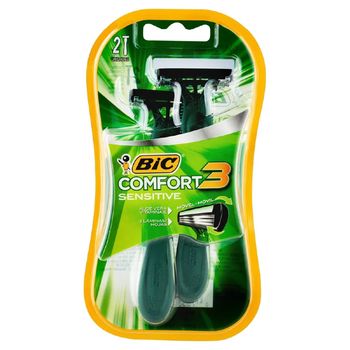 APARELHO DEPILADOR BIC COMFORT 3 SENSIVEL C/2