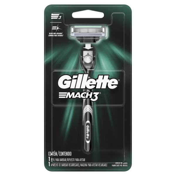 APARELHO DEPILADOR GILLETTE MACH3 REGULAR