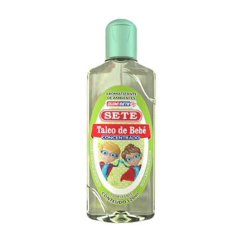 AROMATIZANTE AMBIENTE SETE CONCENTRADO TALCO DE BEBE 120ML