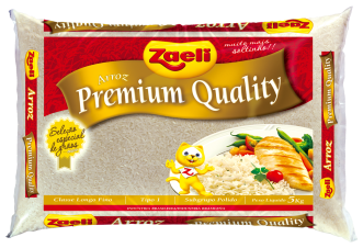 ARROZ ZAELI PREMIUM QUALITY POLIDO TIPO 1 - 5KG
