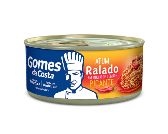 ATUM GOMES DA COSTA RALADO EM MOLHO TOMATE PICANTE 170G