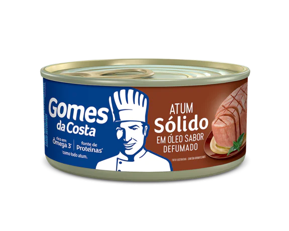 ATUM GOMES DA COSTA SOLIDO EM OLEO DEFUMADO 170G