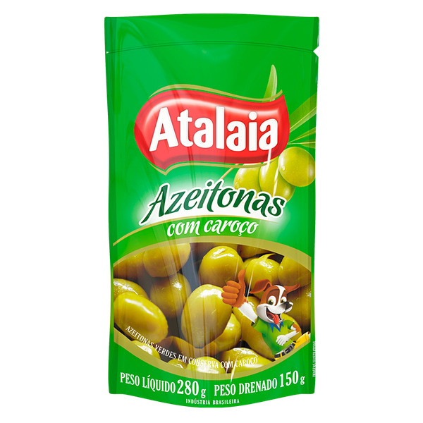AZEITONA ATALAIA VERDE C/CAROCO 150G