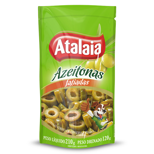 AZEITONA ATALAIA VERDE FATIADA 120G
