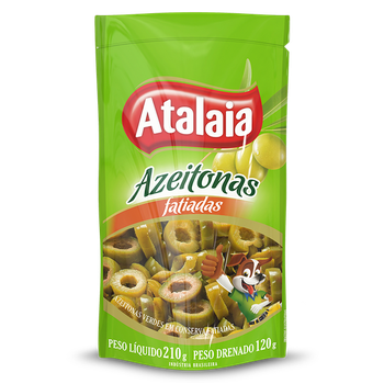 AZEITONA ATALAIA VERDE FATIADA 120G
