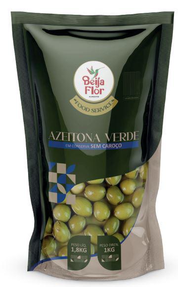 AZEITONA BEIJA FLOR VERDE S/CAROCO 1KG