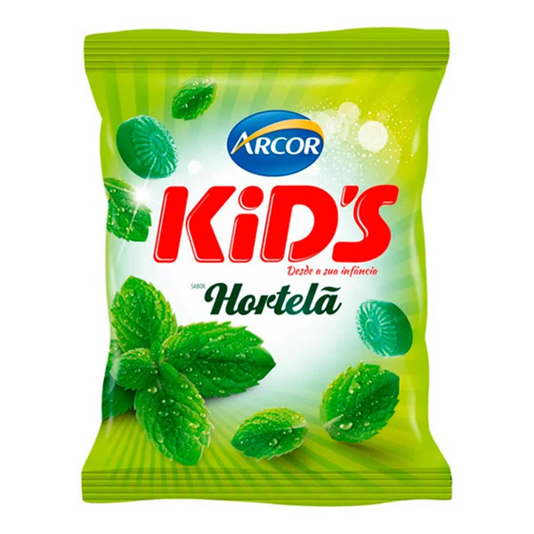 BALA ARCOR KIDS HORTELA 100G