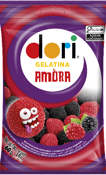 BALA DORI GELATINA AMORA 60G
