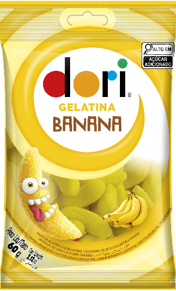 BALA DORI GELATINA BANANA 60G