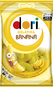 BALA DORI GELATINA BANANA 60G